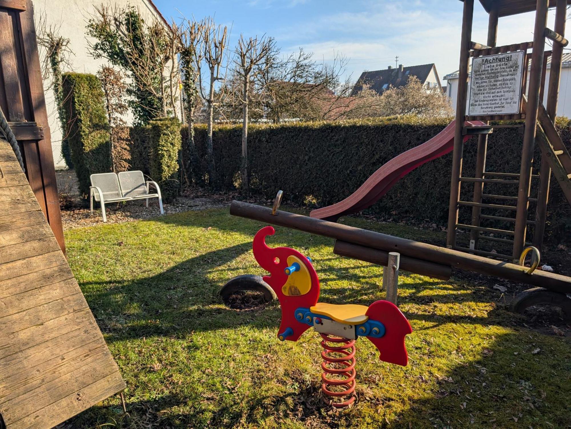 Hotel-Gasthof Zur Rose Weißenhorn Eksteriør bilde